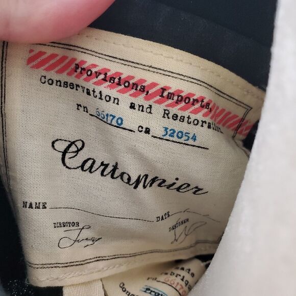 ANTHROPOLOGIE Cartonnier vest black river road tunic drawstring top XS - Picture 8 of 9